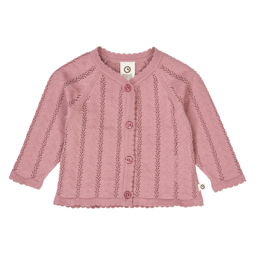 müsli POINTELLE KNIT strikcardigan Langærmet bluse Nostalgia Rose 017151200