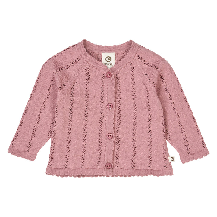 müsli POINTELLE KNIT strikcardigan Langærmet bluse Nostalgia Rose 017151200