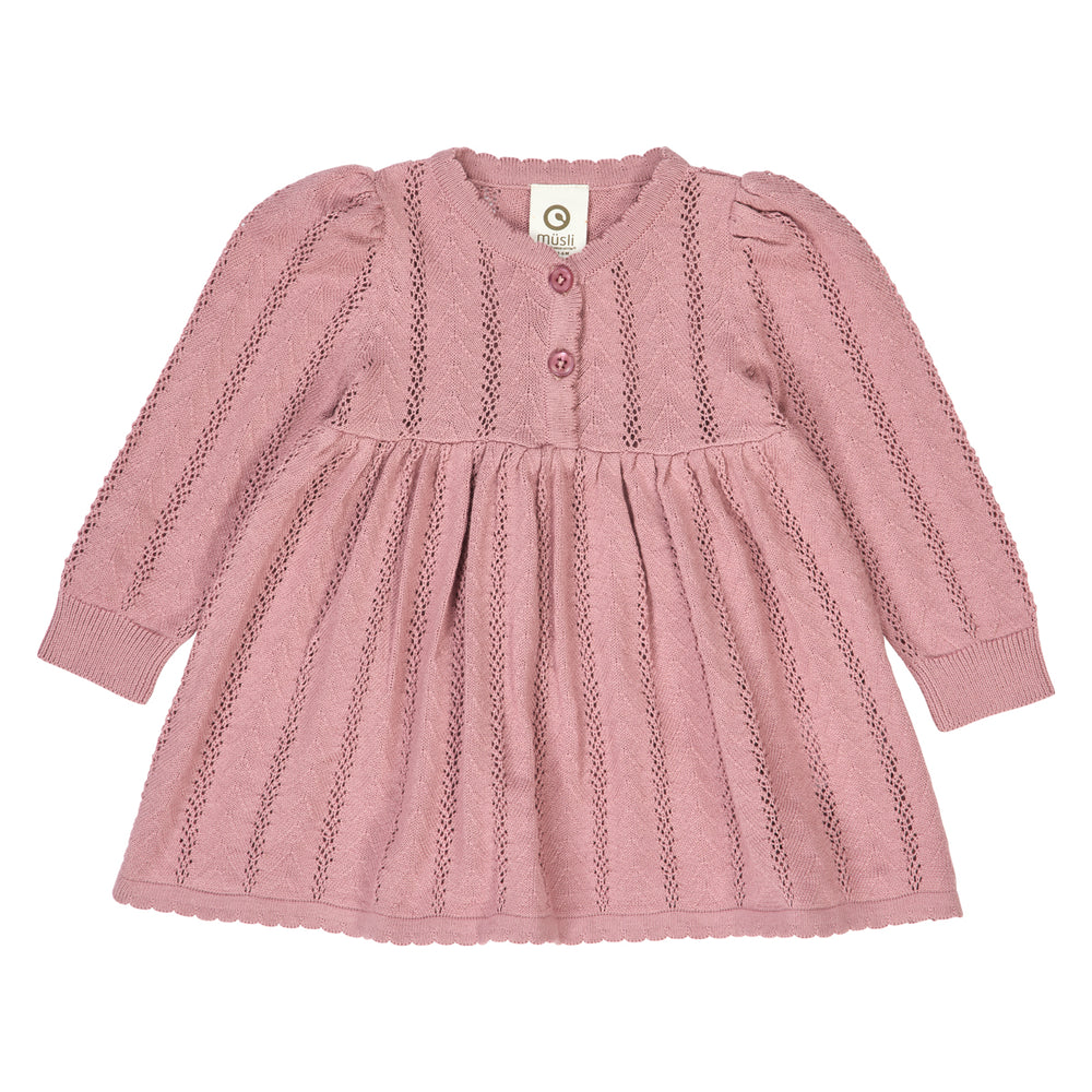 müsli POINTELLE KNIT strikkjole Kjoler Nostalgia Rose 017151200