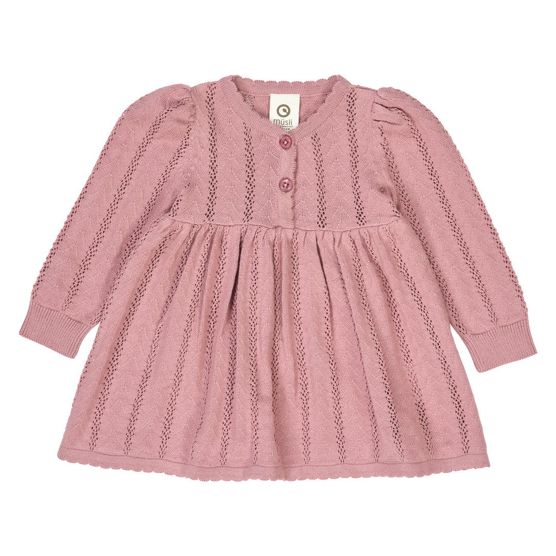 müsli POINTELLE KNIT strikkjole Kjoler Nostalgia Rose 017151200