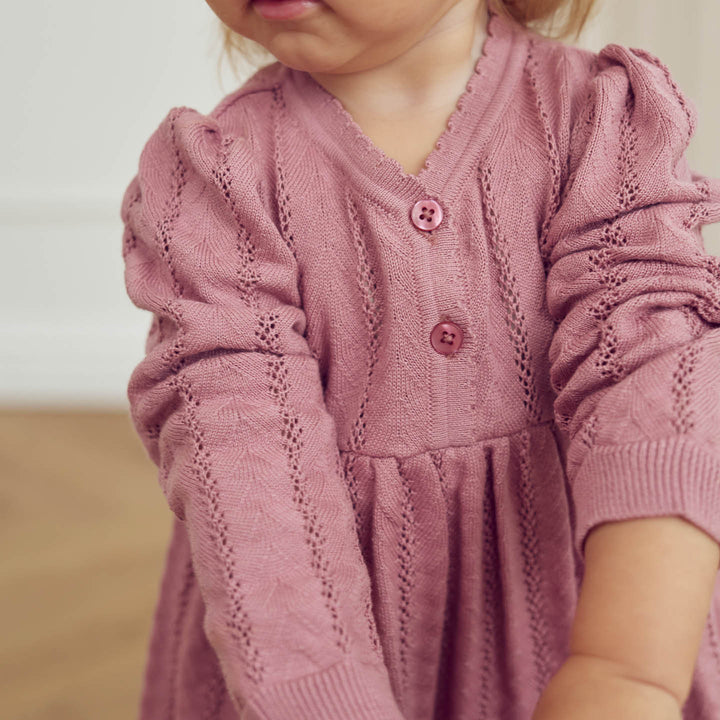 müsli POINTELLE KNIT strikkjole Kjoler Nostalgia Rose 017151200