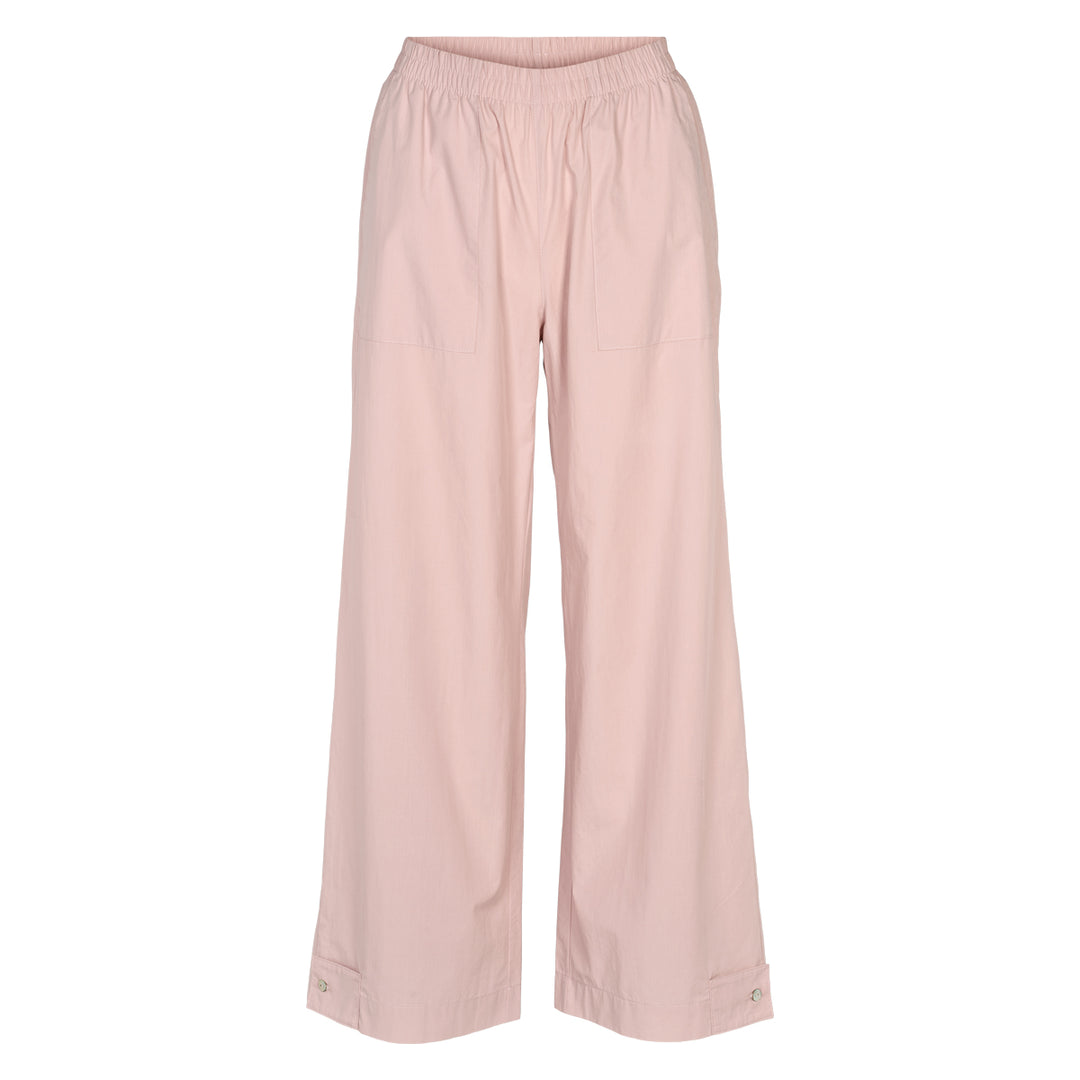 Conservandum POPLIN bukser med knapper Bukser Rose 015270601