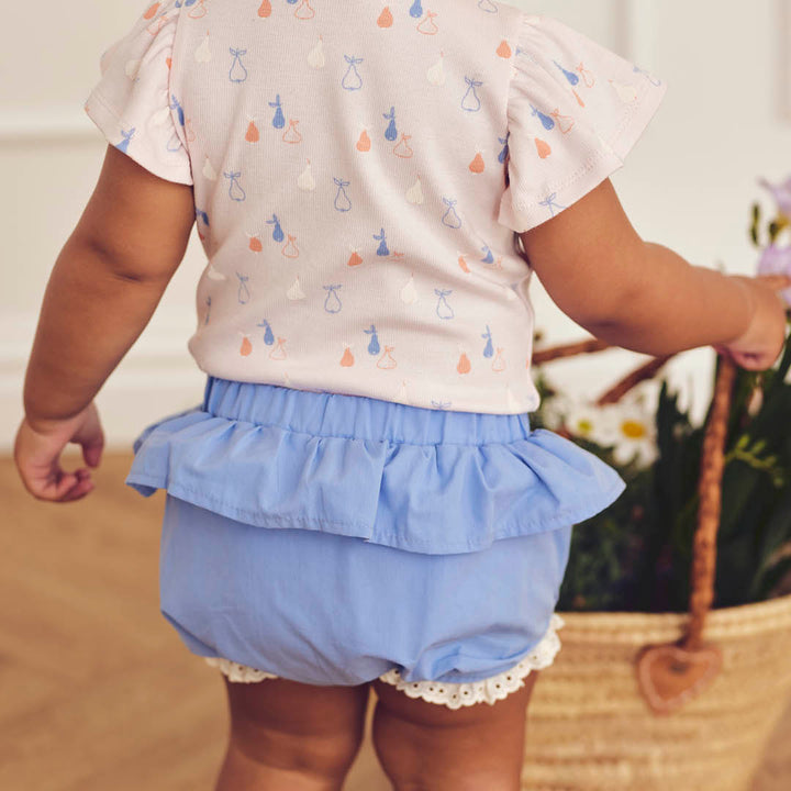 müsli POPLIN flæse bloomers Bukser Shell blue 016392901