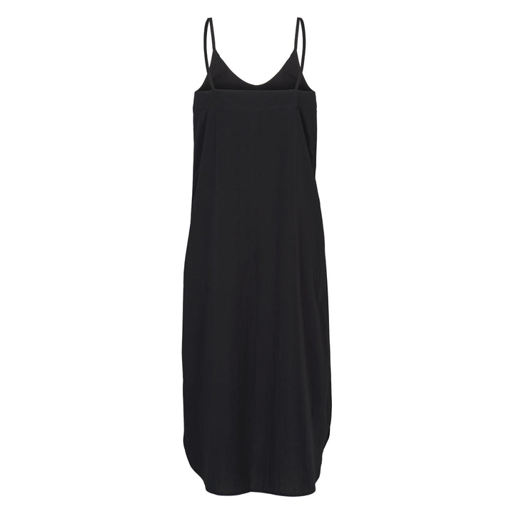 Conservandum POPLIN kjole med stropper Kjoler Black 019400706