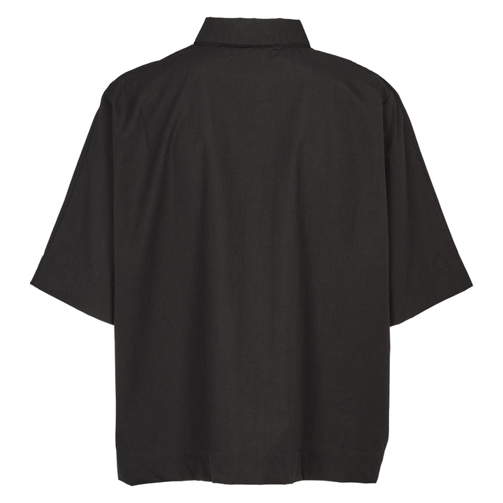 Conservandum POPLIN kort skjorte T-shirt Black 019400706