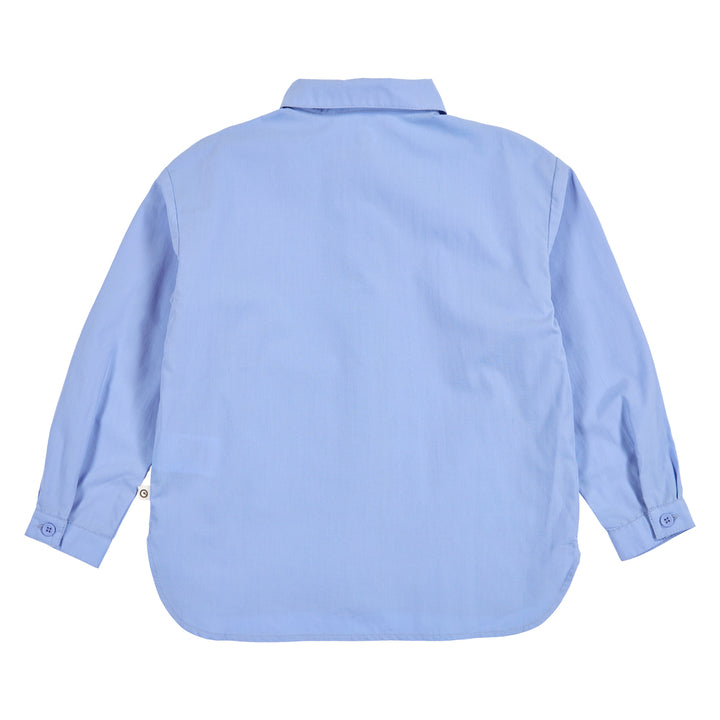 müsli POPLIN skjorte Langærmet bluse Shell blue 016392901