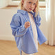 müsli POPLIN skjorte Langærmet bluse Shell blue 016392901