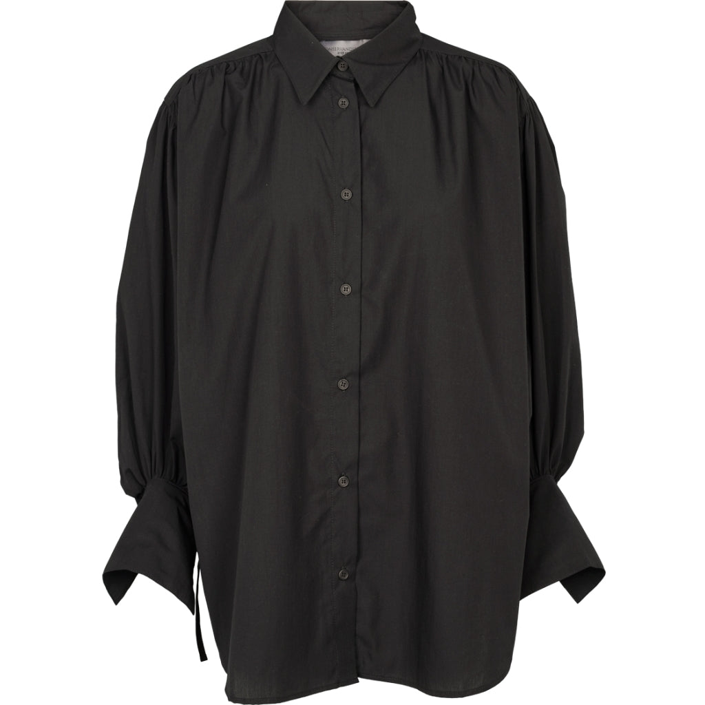 Conservandum POPLIN skjorte T-shirt Black 019400706