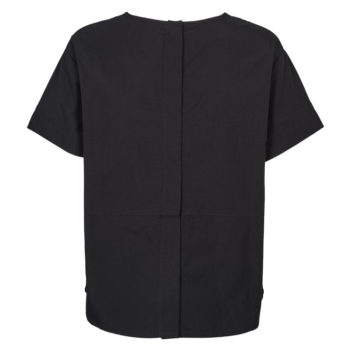 Conservandum POPLIN skjorte bluse BOX-FIT T-shirt Black 019400706