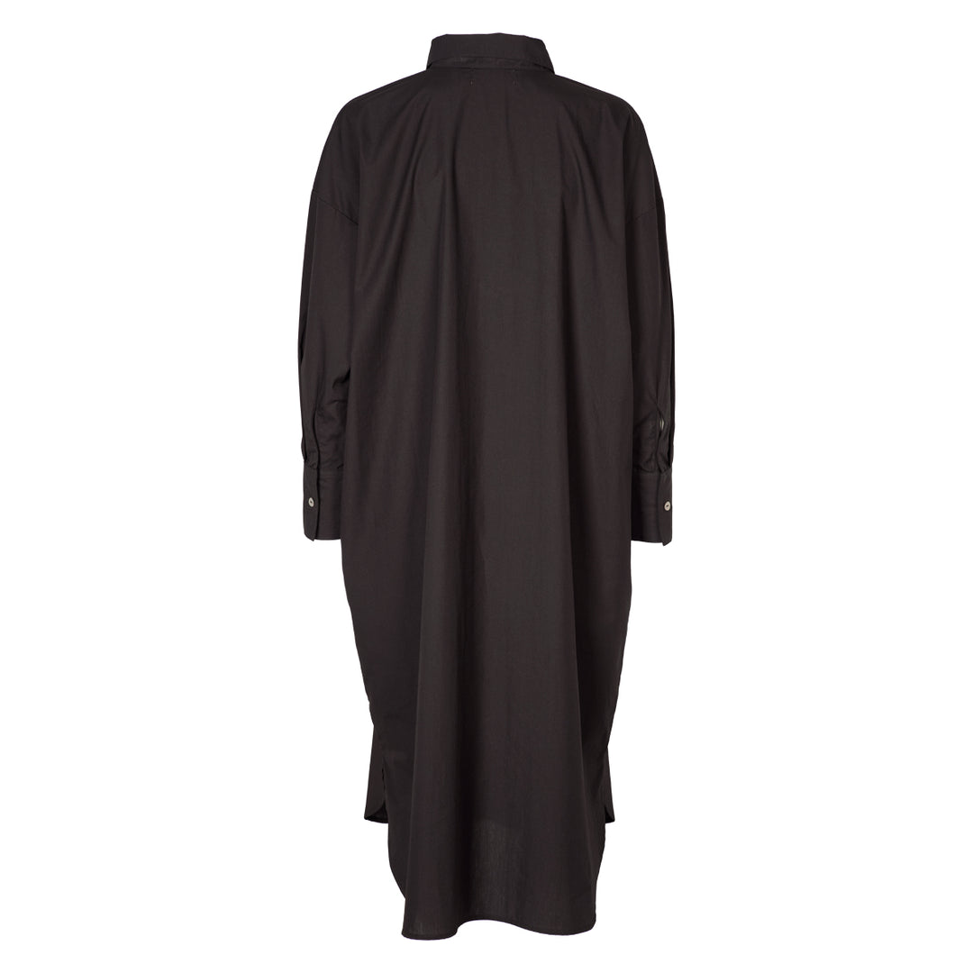 Conservandum POPLIN skjortekjole Kjoler Black 019400706