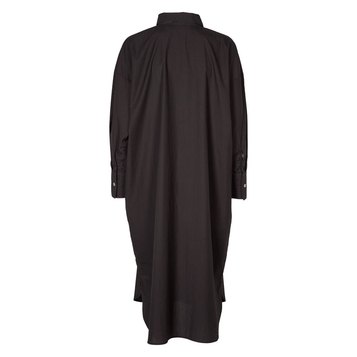Conservandum POPLIN skjortekjole Kjoler Black 019400706