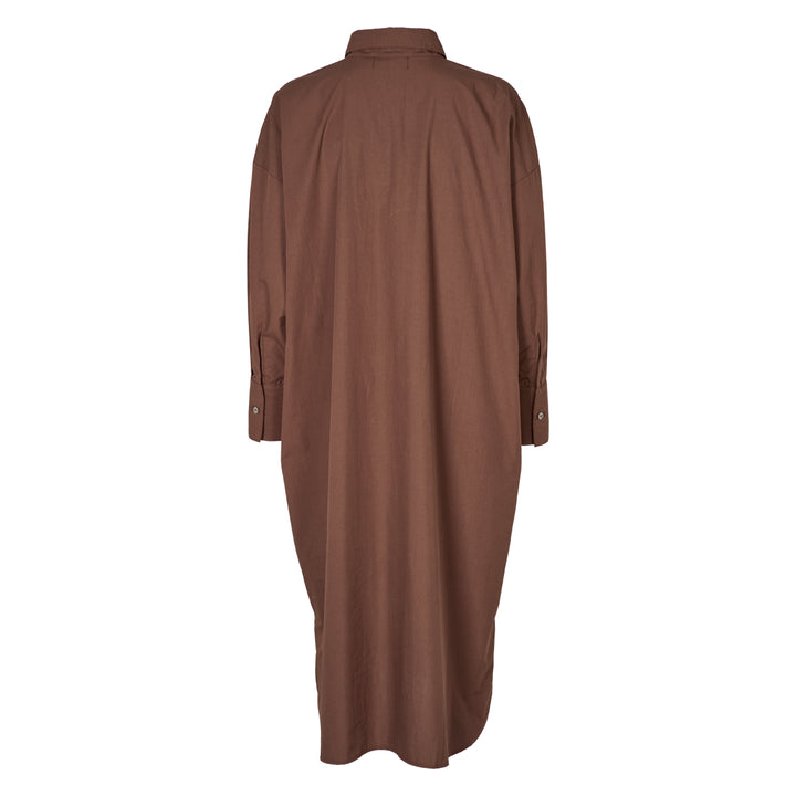 Conservandum POPLIN skjortekjole Kjoler French Roast 019101200