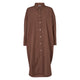 Conservandum POPLIN skjortekjole Kjoler French Roast 019101200