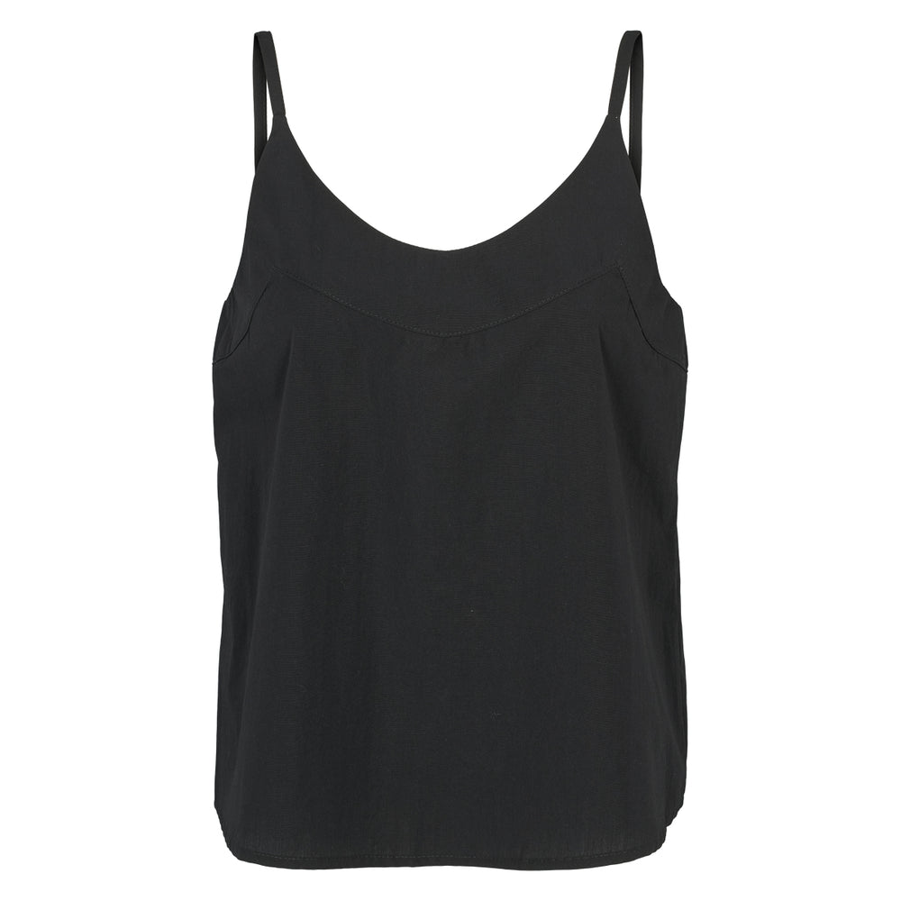 Conservandum POPLIN strop top T-shirt Black 019400706