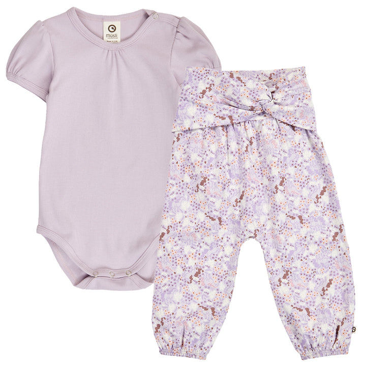 müsli PRAIRIE 2-delt sæt Bodystockings Bloom/ Tofu/ Pecan 690000310
