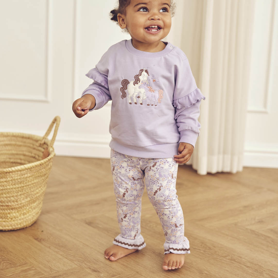 müsli PRAIRIE flæse leggings Leggings Bloom/ Tofu/ Pecan 690000310