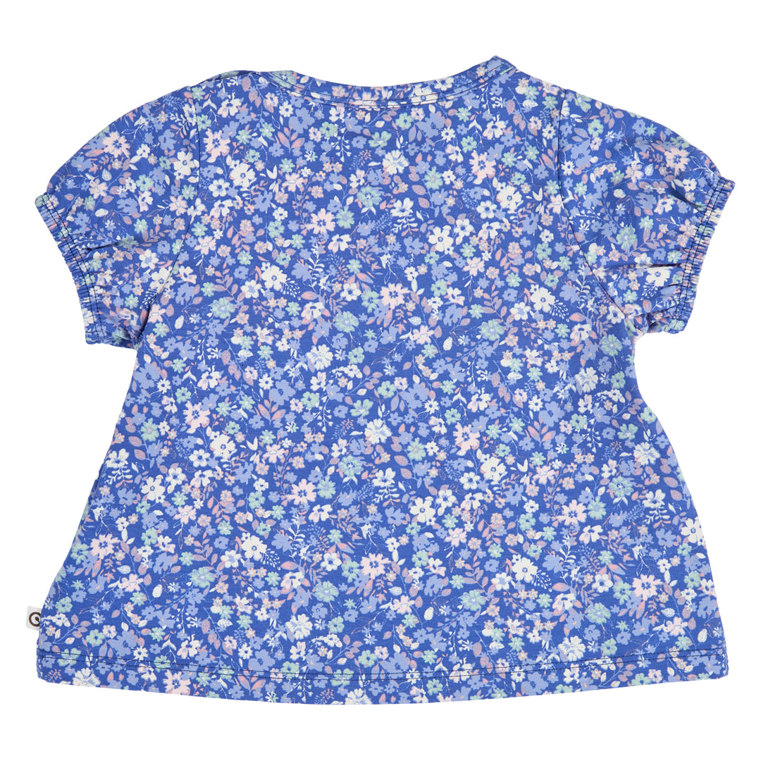 müsli PRIMROSE blomstret wide fit top T-shirt Azure blue/ Nectar/ Tofu 690000307