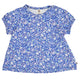 müsli PRIMROSE blomstret wide fit top T-shirt Azure blue/ Nectar/ Tofu 690000307