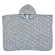 müsli Poncho med hætte Badekåber Jasmin blue 015430501