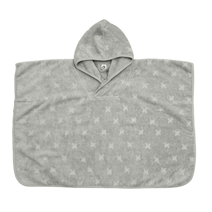 müsli Poncho med hætte Badekåber Mineral green 016590401