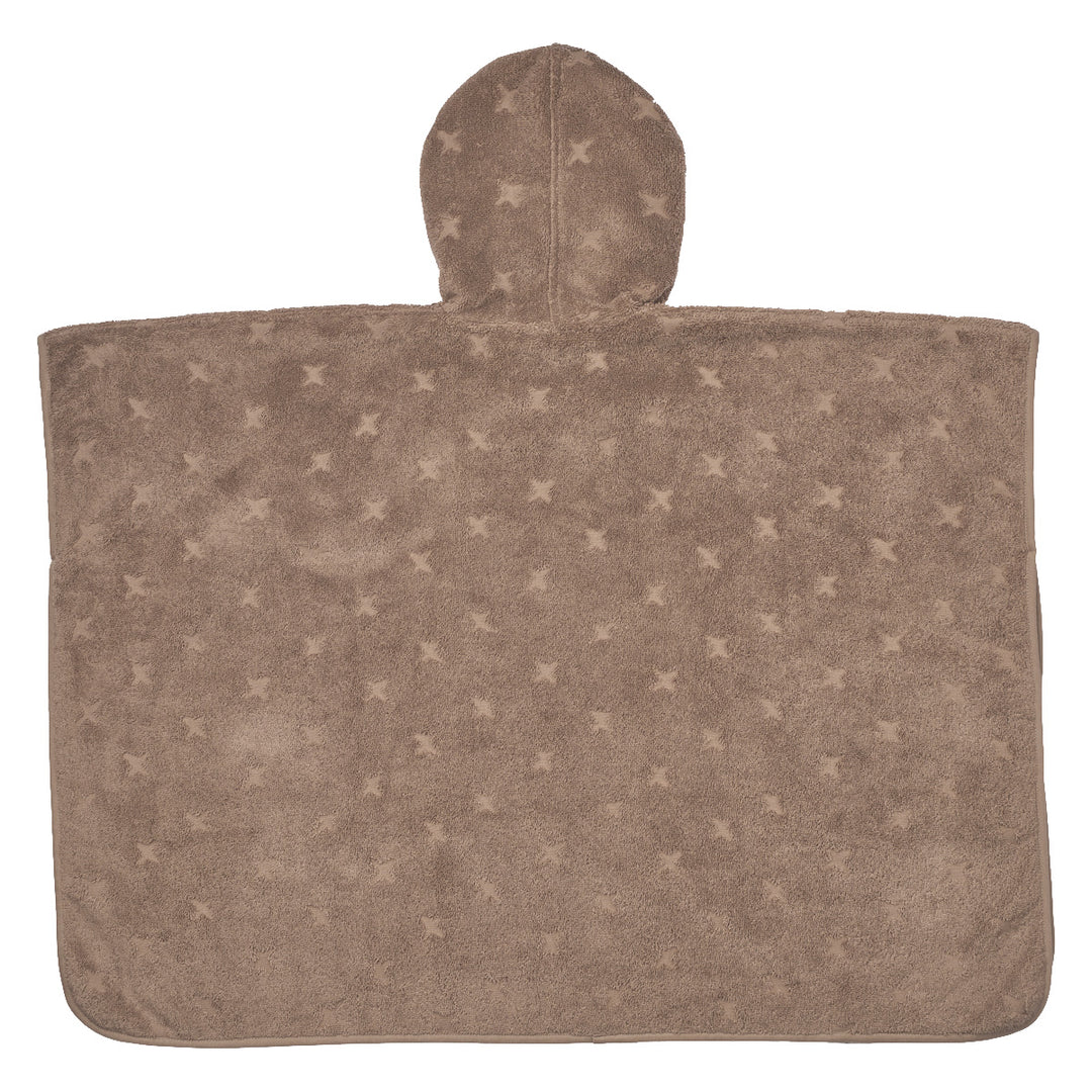 müsli Poncho med hætte Badekåber Walnut 017080802