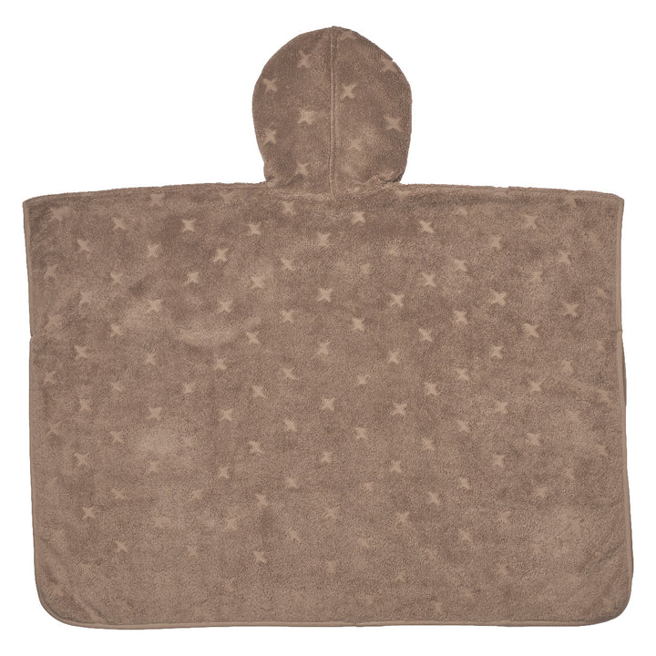 müsli Poncho med hætte Badekåber Walnut 017080802