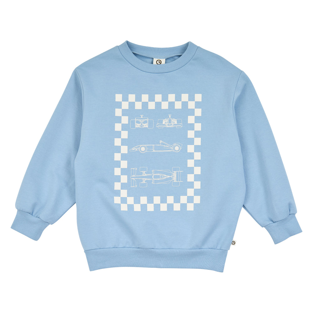 müsli RACING sweattrøje Langærmet bluse Soft blue 016401601