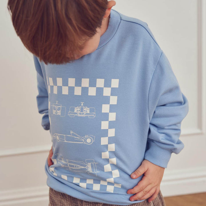 müsli RACING sweattrøje Langærmet bluse Soft blue 016401601