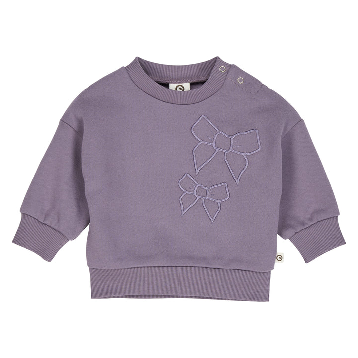 müsli RE-LOVED BOW sweattrøje Langærmet bluse Lilac fog 018371202