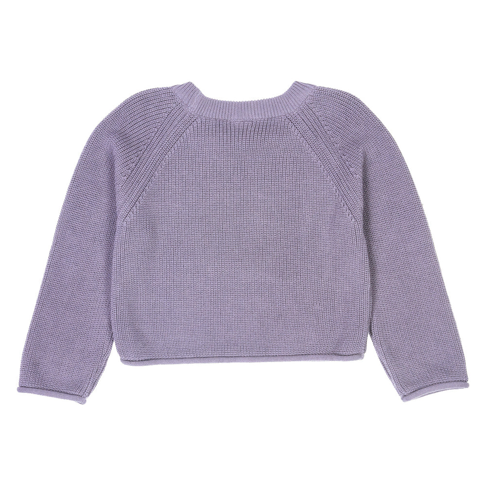 müsli RE-LOVED KNIT striktrøje Langærmet bluse Lilac fog 018371202
