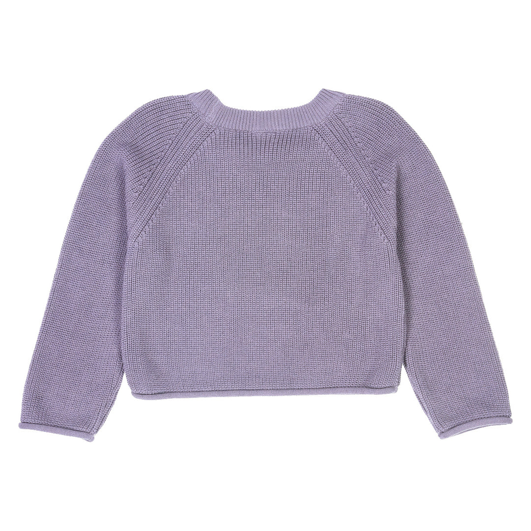 müsli KNIT striktrøje Langærmet bluse Lilac fog 018371202