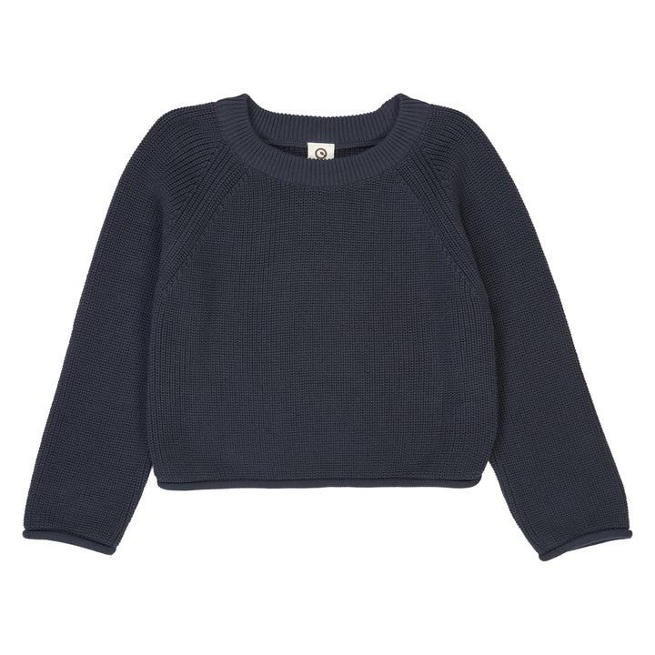 müsli RE-LOVED KNIT striktrøje Langærmet bluse Night blue 019402301