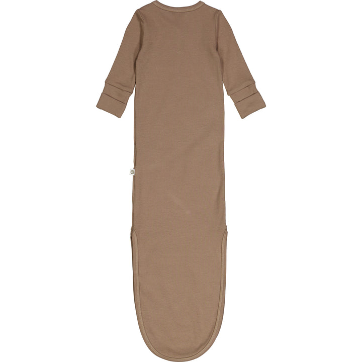müsli RIB soveposedragt med knude Bodystockings Walnut 017080802