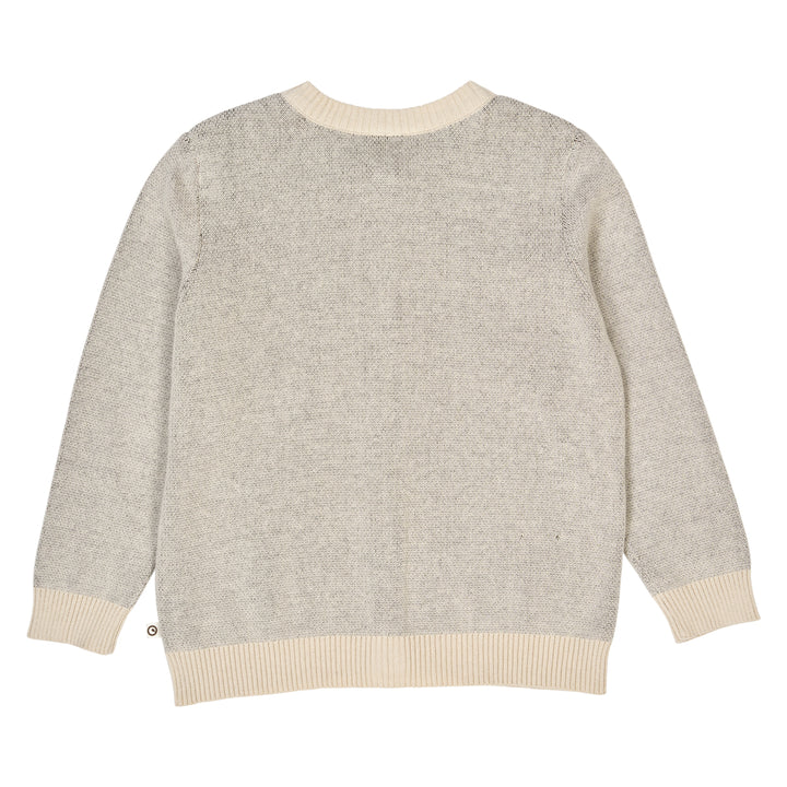 müsli RE-LOVED ZINNA blomsterbroderet strik cardigan Langærmet bluse Oak 013040001