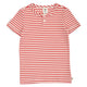 müsli RIB STRIPE T-shirt T-shirt Mineral red/ Tofu 690000312