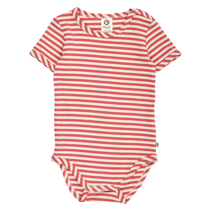 müsli RIB STRIPE body Bodystockings Mineral red/ Tofu 690000312
