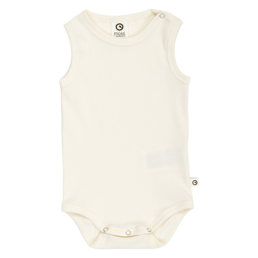müsli RIB ærmeløs body Bodystockings Balsam cream 011100100