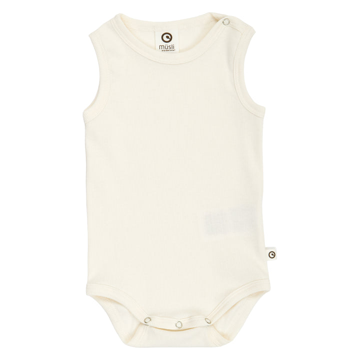 müsli RIB ærmeløs body Bodystockings Balsam cream 011100100