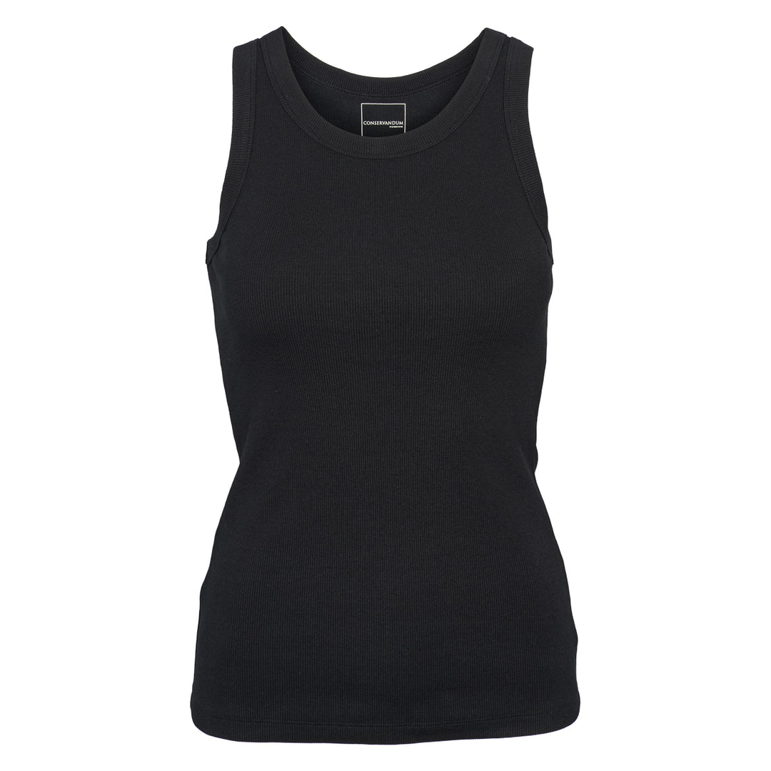Conservandum RIB ærmeløs tank top T-shirt Black 019400706