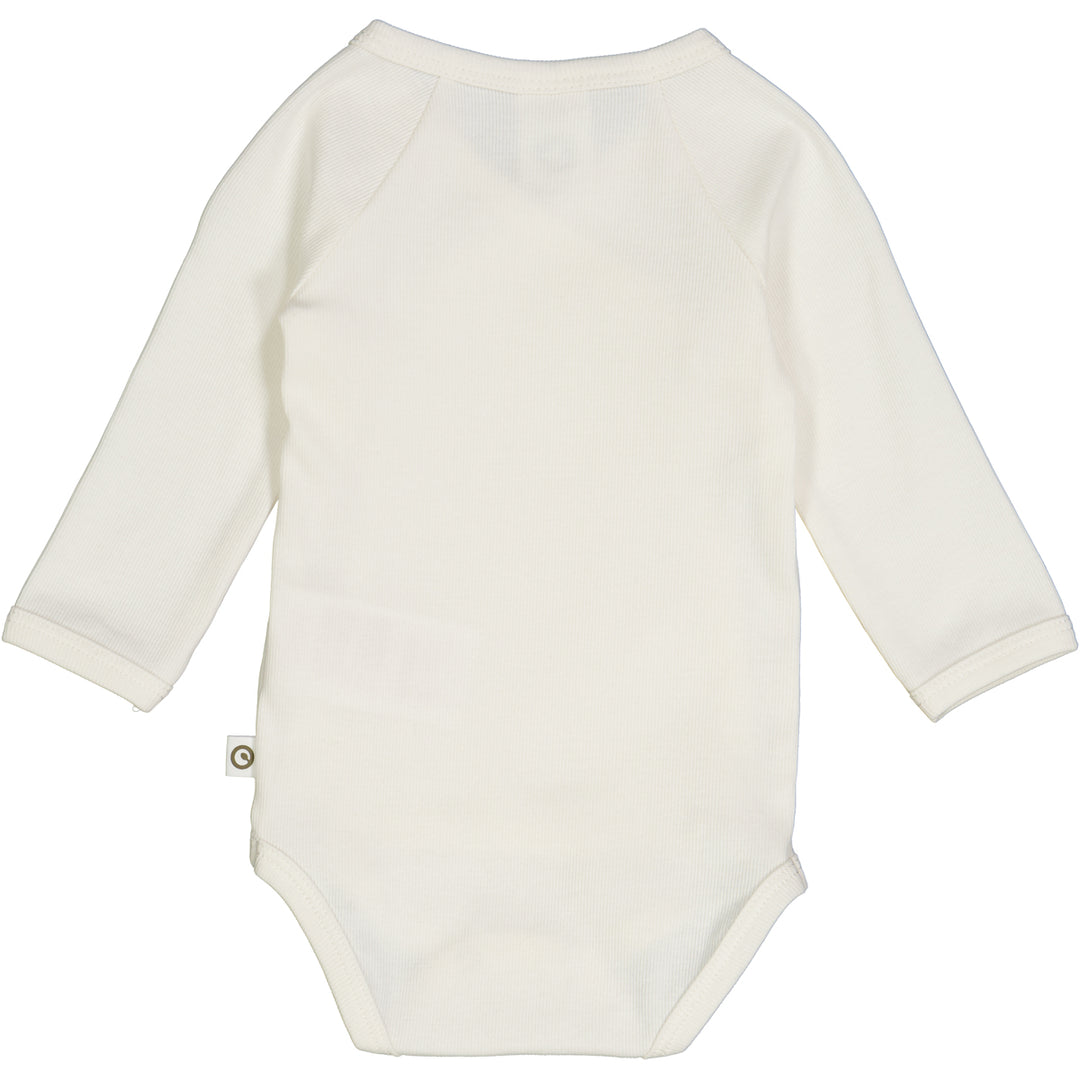 müsli RIB body med kryds lukning 2-pak Bodystockings Balsam cream/ Walnut 690000161