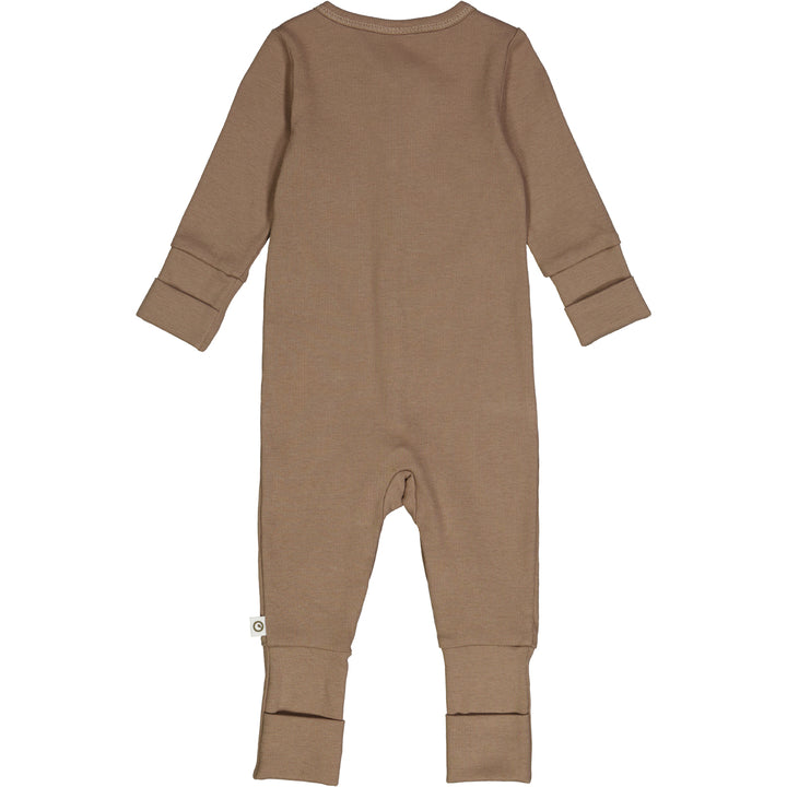 müsli RIB heldragt med fødder Bodystockings Walnut 017080802