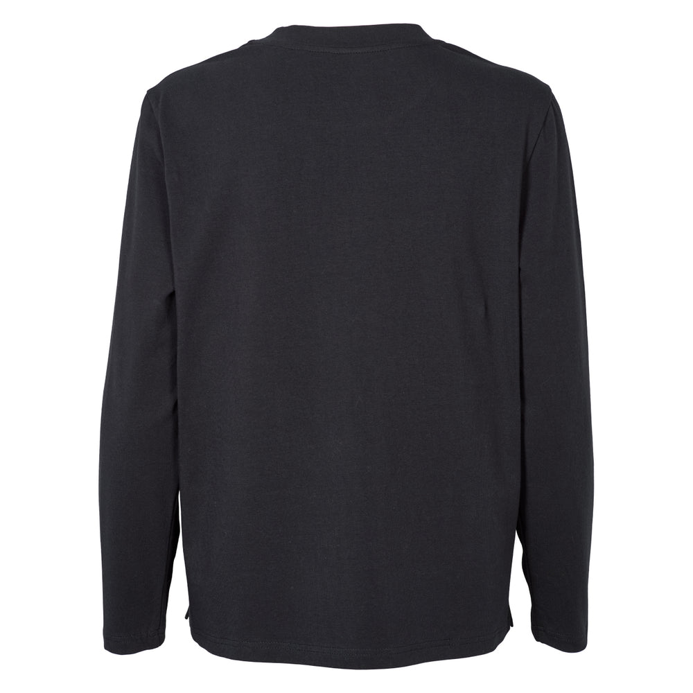 Conservandum SCOOP NECK bluse T-shirt Black 019400706