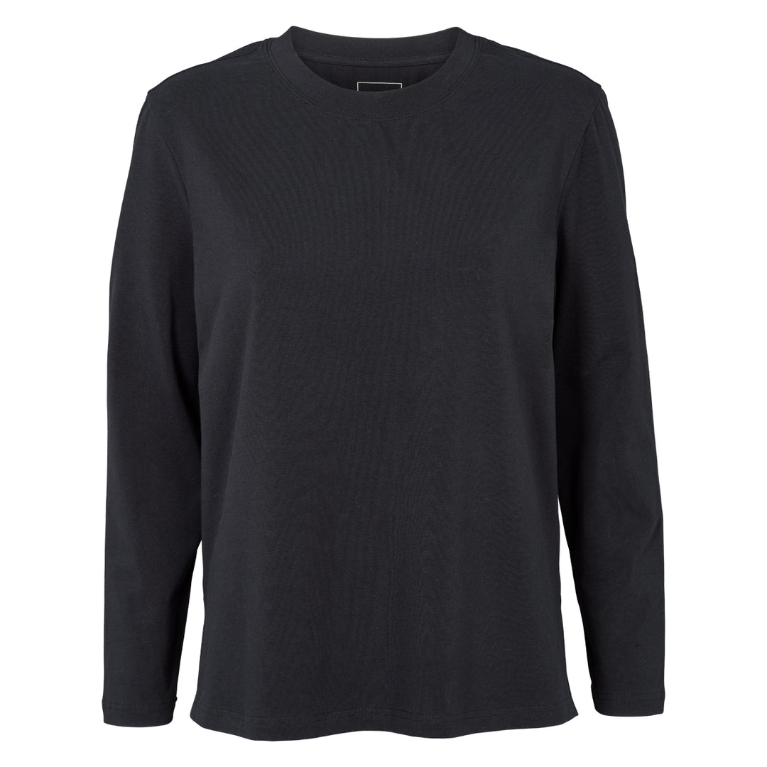 Conservandum SCOOP NECK bluse T-shirt Black 019400706