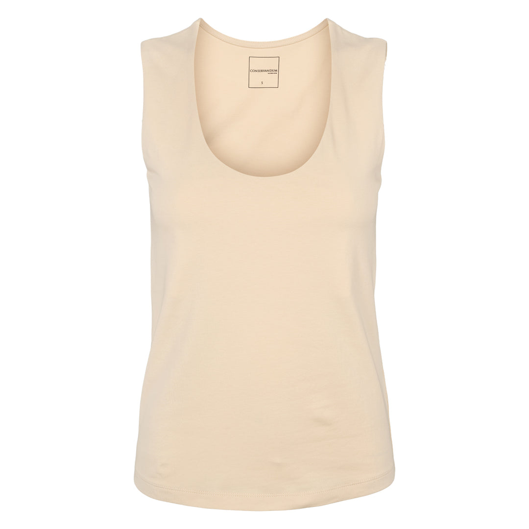 Conservandum SCOOP NECK top T-shirt Oak 013040001