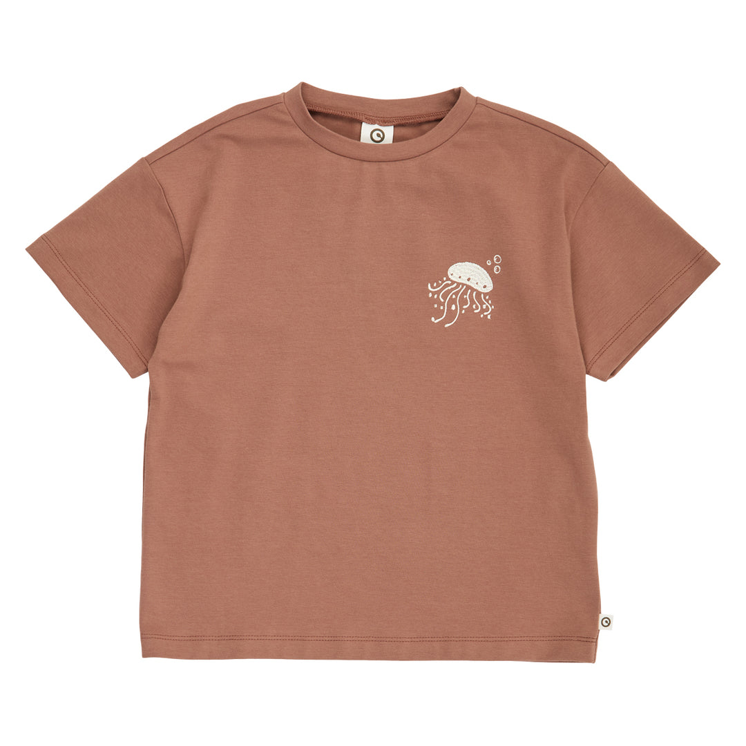 müsli SEA T-shirt med print T-shirt Pecan 018142101