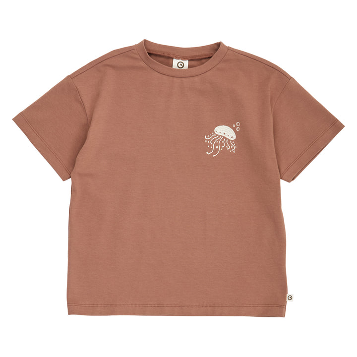 müsli SEA T-shirt med print T-shirt Pecan 018142101
