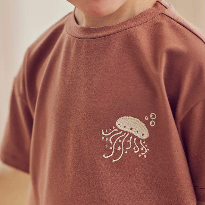 müsli SEA T-shirt med print T-shirt Pecan 018142101