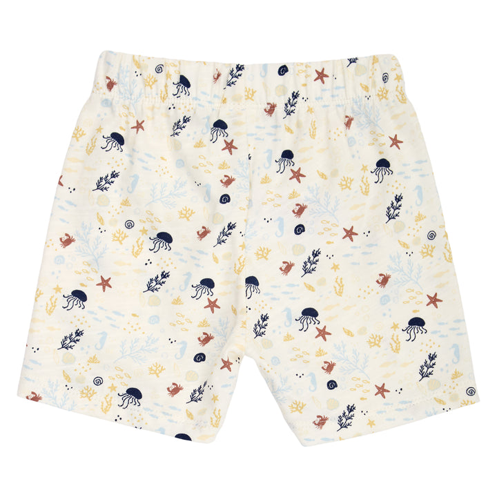 müsli SEA printet shorts Bukser Tofu/ Hemp/ Navy 690000308