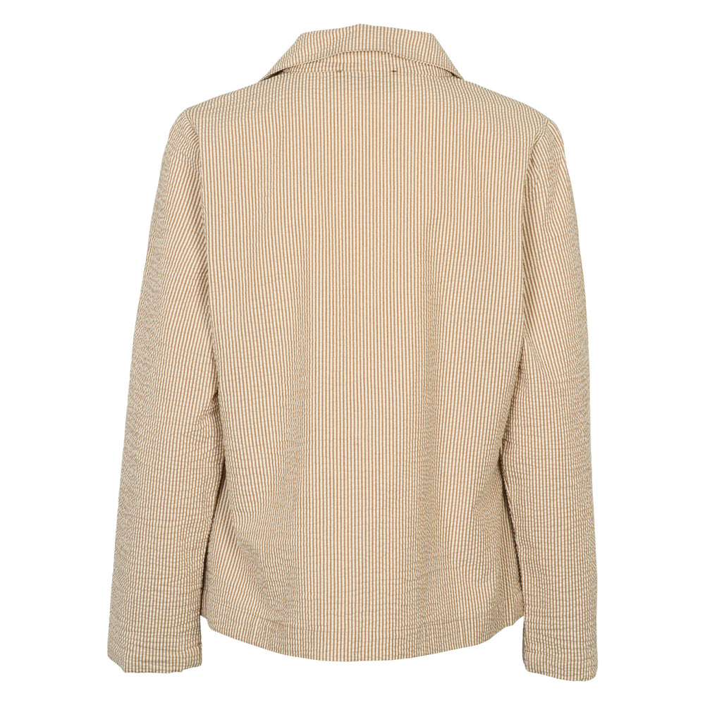 Conservandum SEERSUCKER STRIPE blazer jakke Cardigan Birch/ Muchi 690000346
