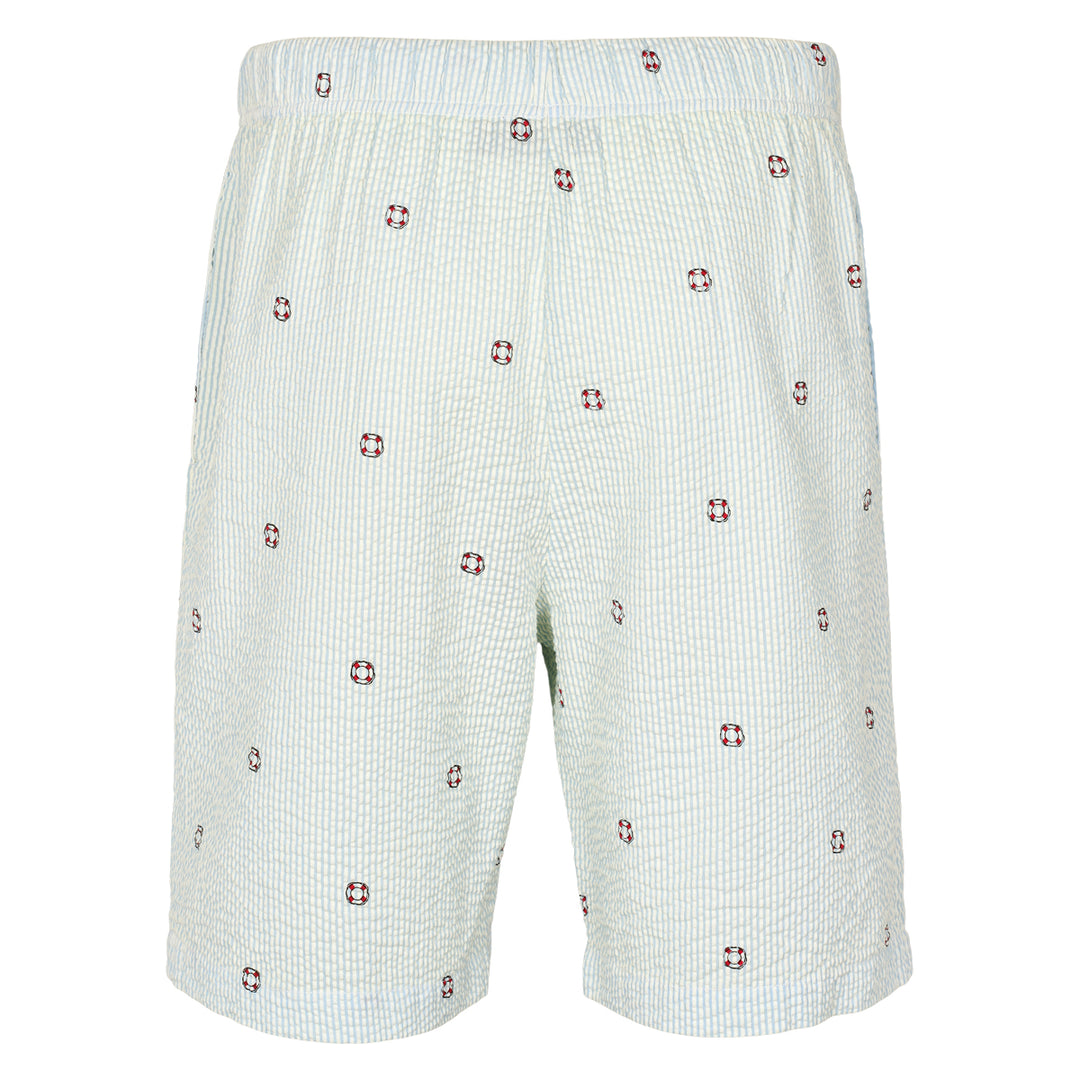 Conservandum SEERSUCKER STRIPE herre shorts Bukser Hemp/ Navy 690000309